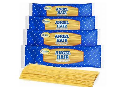 Image: Chuster Angel Hair Enriched Fine Thin Pasta Noodles 4-Pack