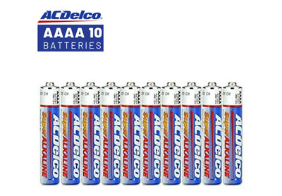 Image: ACDelco AAAA 1.5V Super Alkaline Batteries (by Powermax USA)