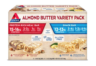 Image: Almond Butter Meal and Snack Bar Variety Pack (by Atkins)