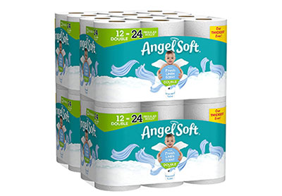 Image: Angel Soft Double Rolls Linen Scent Toilet Paper (by Angel Soft)
