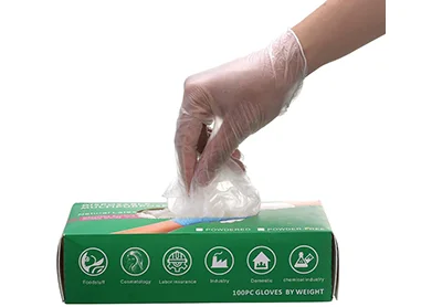 Image: Disposable Powder-Free Nitrile Medical Gloves (by Slimerence)