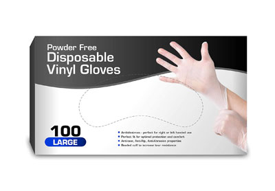 Image: Disposable Vinyl Gloves (by Chef