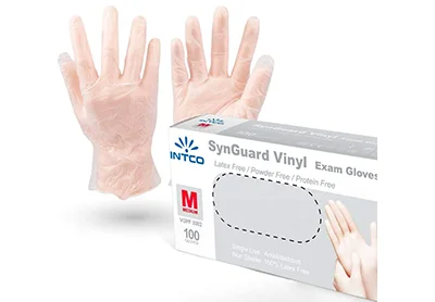 Image: INTCO Medical Vinyl Examination Gloves (by Turba Medical)
