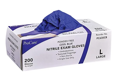 Image: JobSelect Disposable Powder-Free Blue Nitrile Gloves (by JobSelect)