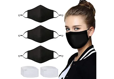 Image: LANHAI Reusable Anti-Dust Unisex Face Masks with Filters (by LANHAI)