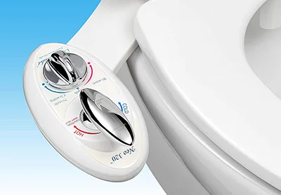 Image: Luxe Bidet Neo 320 Hot and Cold Water Non-Electric Bidet Toilet Attachment (by LUXE Bidet)