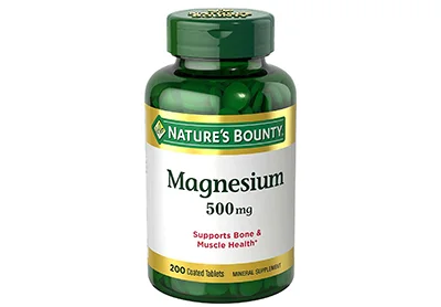 Image: Nature's Bounty Magnesium 500 mg (by Nature's Bounty)
