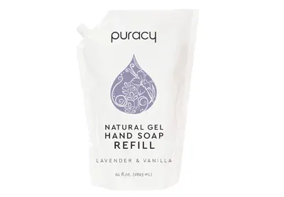 Image: Puracy Natural Lavender & Vanilla Scent Gel Hand Soap Refill (by Puracy)