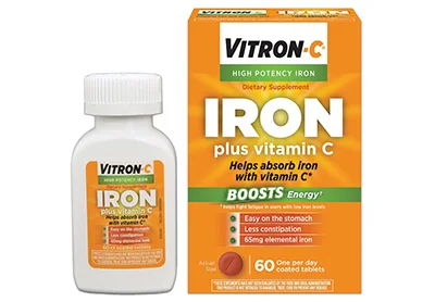 Image: Vitron-C High Potency Iron Supplement Plus Vitamin C (by Vitron-C)