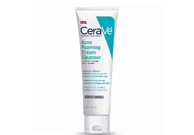 Image: Cerave Acne Foaming Cream Cleanser (by CeraVe)