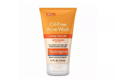 Image: Neutrogena Oil-Free Acne Wash Daily Scrub (6.7 Oz Pack) (by Johnson & Johnson)