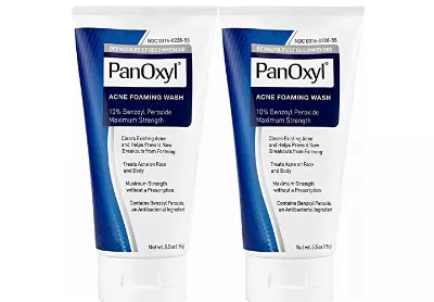 Image: Panoxyl Acne Foaming Wash Containing 10% Benzoyl Peroxide-2 pack (by Panoxyl)