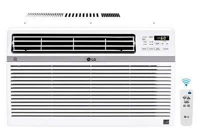 Image: LG LW1017ERSM 10000 BTU Smart Window-Mounted Air Conditioner with Wi-Fi (by LG)