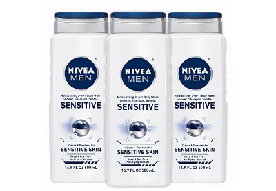 Image: Nivea Men Sensitive Moisturizing 3-in-1 Body Wash (by Nivea Men)