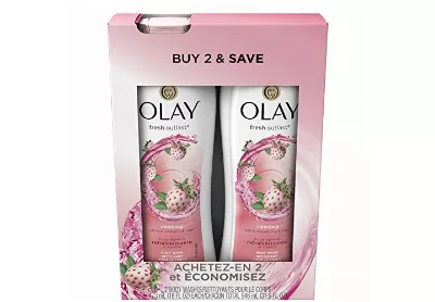 Image: Olay Fresh Outlast Cooling White Strawberry and Mint Body Wash (by Olay)