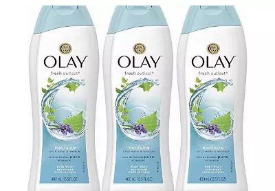 Image: Olay Fresh Outlast Purifying Birch Water and Lavender Body Wash (by Olay)
