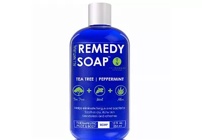 Image: Remedy Soap Tea Tree and Peppermint Foot and Body Wash (by Truremedy Naturals)