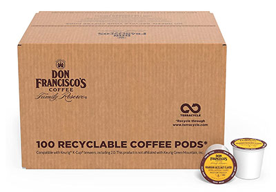 Image: Don Francisco's Hawaiian Hazelnut Flavored Medium Roast Coffee Pods 100-Count