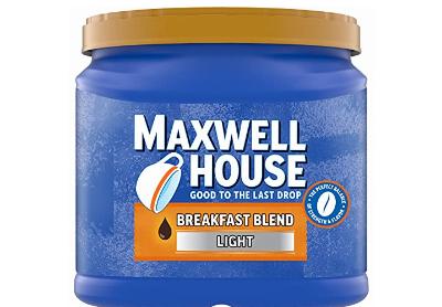 Image: Maxwell House Breakfast Blend Light Roast Ground Coffee (by Kraft Heinz)