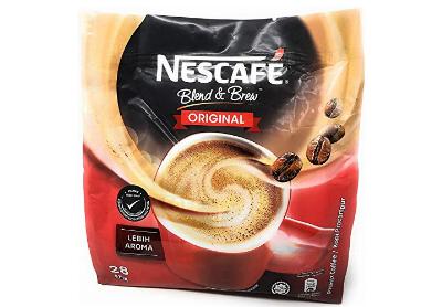 Image: Nescafe 3-in-1 Blend & Brew Original Instant Coffee 28-Sticks