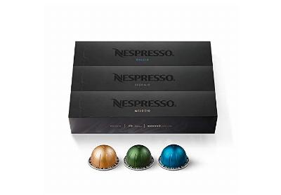 Image: Nespresso Medium and Dark Roast Coffee Pods Variety Pack (by Nespresso)