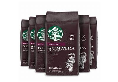 Image: Starbucks Sumatra Dark Roast Whole Bean Coffee (by Starbucks)