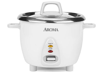 Aroma ARC-753SG 6-cup Select Stainless Rice Cooker And Warmer