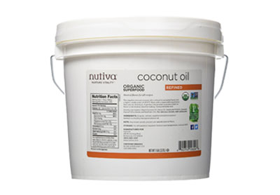 Image: Nutiva Organic Refined Coconut Oil (3.79L)