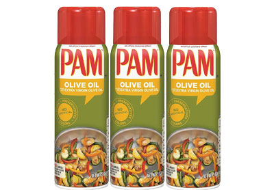 Image: Pam Olive Oil No-Stick Cooking Spray (141g x 3 Pack)