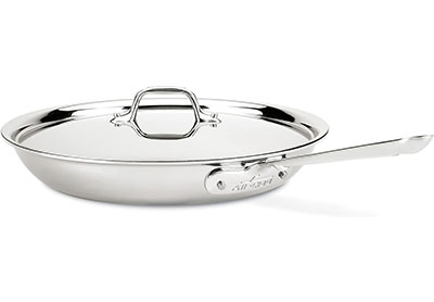 Image: All-Clad D3 12-inch 3-ply Stainless Steel Fry Pan with Lid