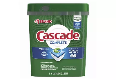 Image: Cascade Complete ActionPacs Dishwasher Detergent (by Cascade)