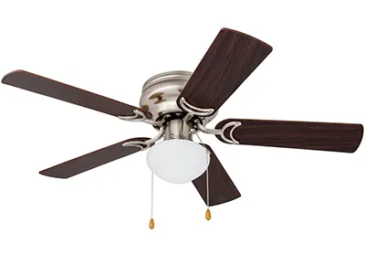 Image: Prominence Home 80029-01 42-inch LED Globe Light Ceiling Fan