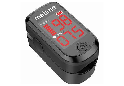 Image: Metene Pulse Oximeter Fingertip (Classic Matte Black) (by Metene)