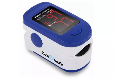 Image: Zacurate 500BL Fingertip Pulse Oximeter (Navy Blue) (by Zacurate)