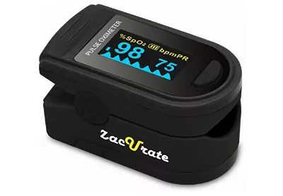 Image: Zacurate Pro Series Deluxe 500DL Fingertip Pulse Oximeter (Mystic Black) (by Zacurate)