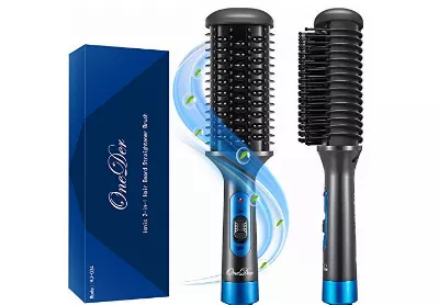 Image: OneDer Ionic 2-in-1 Hair Beard Straightener Brush (by Oneder)