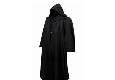 Image: Goldstitch Men Hooded Robe Cloak Knight Cosplay Costume