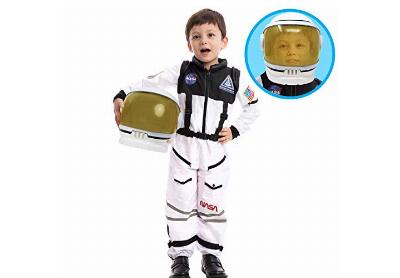Image: Spooktacular Creations Astronaut Costume with Helmet for Kids