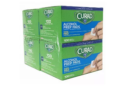 Image: Curad Cur45585rb Thick Alcohol Medium Prep Pads (by Curad)