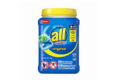 Image: ALL Original 4 In 1 Stainlifters Laundry Detergent Mighty Pacs (by ALL)