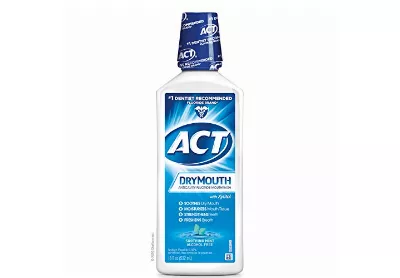 Image: Act Dry Mouth Anticavity Fluoride Mouthwash with Xylitol Soothing Mint (by Act)