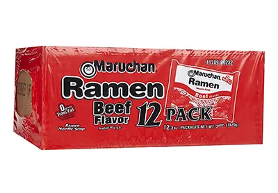 Image: Maruchan Ramen Noodle Soup Beef Flavor 12-Pack