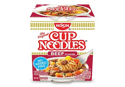 Image: Nissin Cup Noodle Soup Beef Flavor 12-Pack