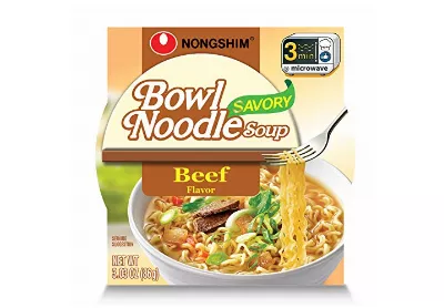 Image: Nongshim Savory Bowl Noodle Soup Beef Flavor 6-Pack