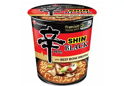 Image: Nongshim Shin Black Noodle with Beef None Broth 6-Cup