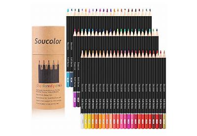 Image: Soucolor Soft Series 72-Color Pre-Sharpened Colored Pencils