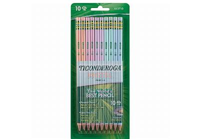 Image: Ticonderoga Pre-sharpened 2-HB Soft Pastel Pencils 10-count