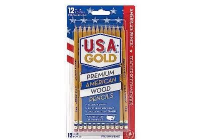 Image: USA Gold Premium 2-HB American Cedar Pencils 12-count
