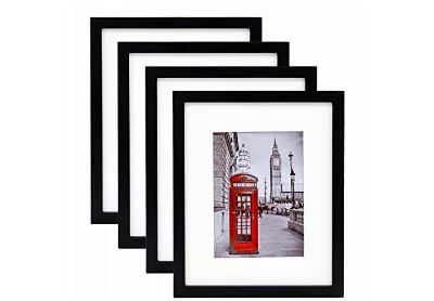 Image: Eletecpro 11x14 Solid Wood Picture Frames 4-pack