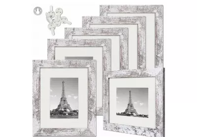 Image: Upsimples 8x10 Engineered Wood Picture Frame 6-pack